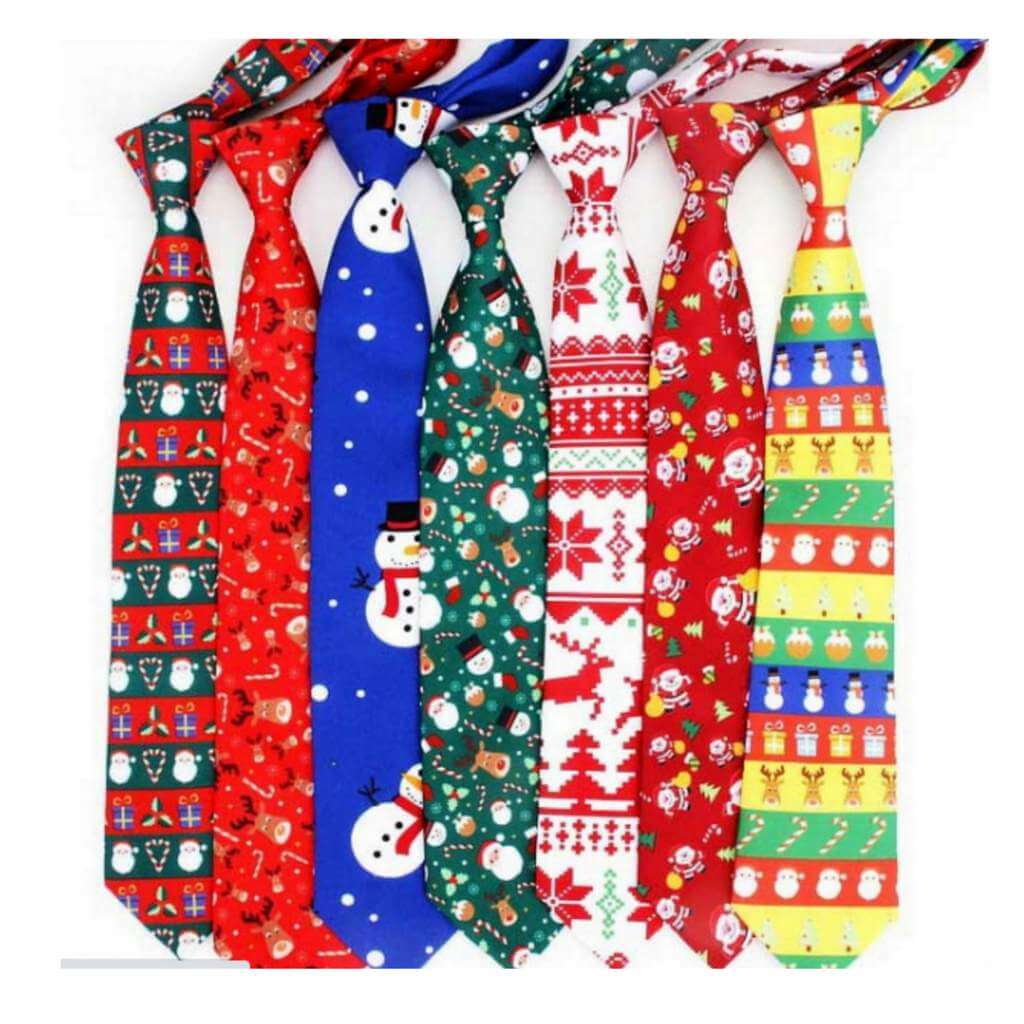 Deluxe Christmas Tie for Men - Holiday Gifts For Him - Online Party Supplies